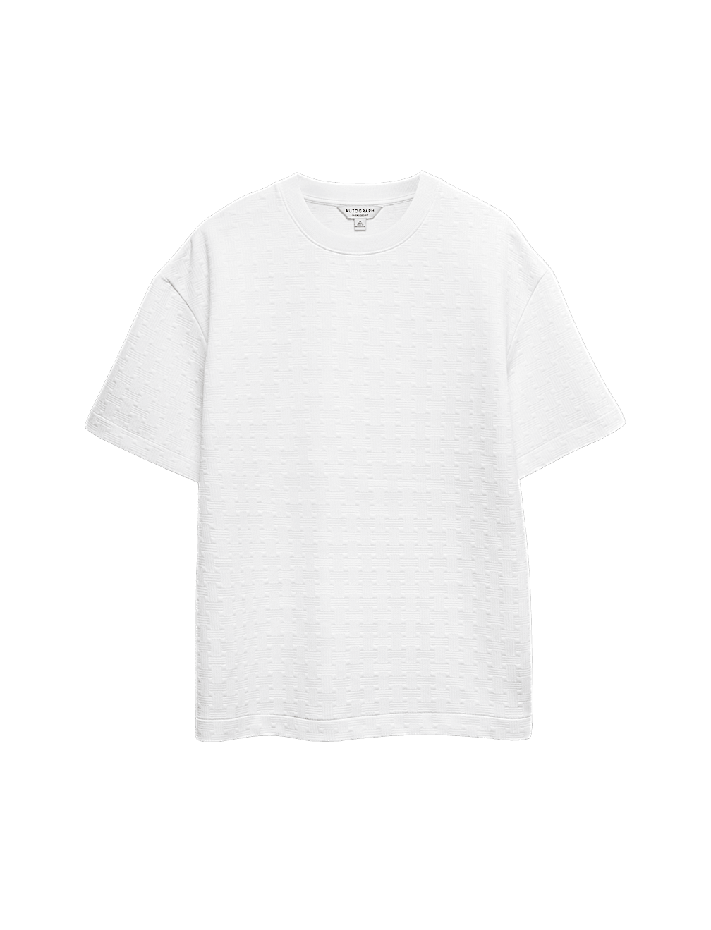 Cotton Rich Jacquard Scuba T-Shirt