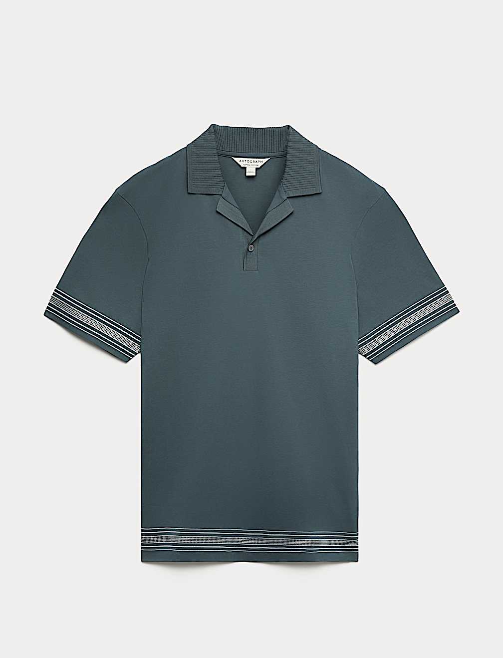 Pure Supima&reg; Cotton Embroidered Polo Shirt