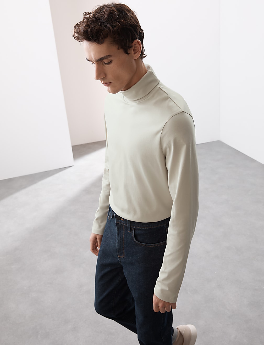 Pure Supima® Cotton Long Sleeve T-Shirt