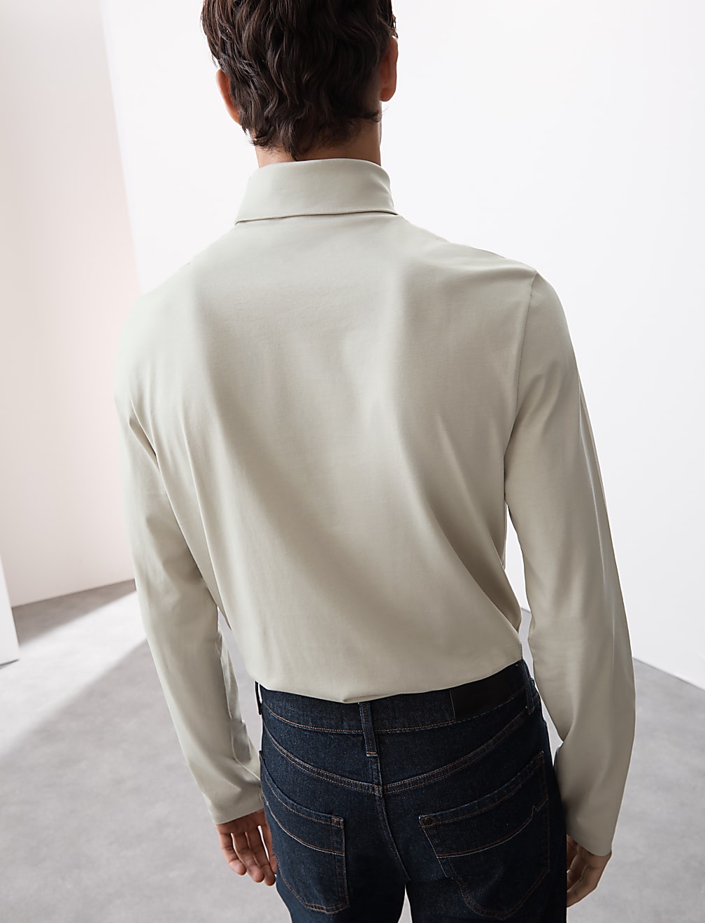 Pure Supima® Cotton Long Sleeve T-Shirt