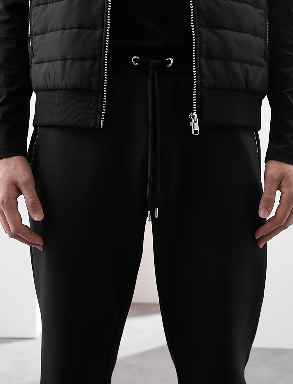 Regular Fit Cotton Rich Cuffed Joggers