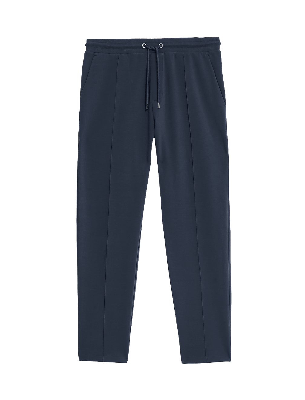 Cotton Rich Pintuck Straight Leg Joggers