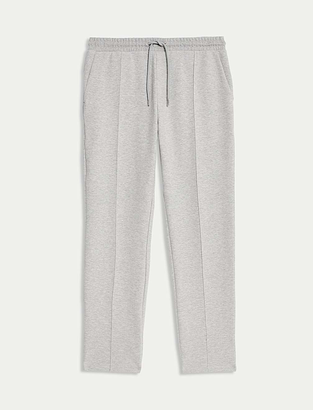 Cotton Rich Pintuck Straight Leg Joggers