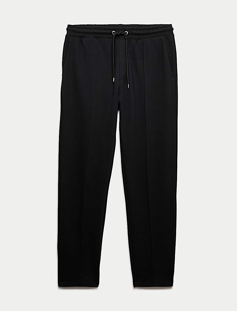 Cotton Rich Pintuck Straight Leg Joggers