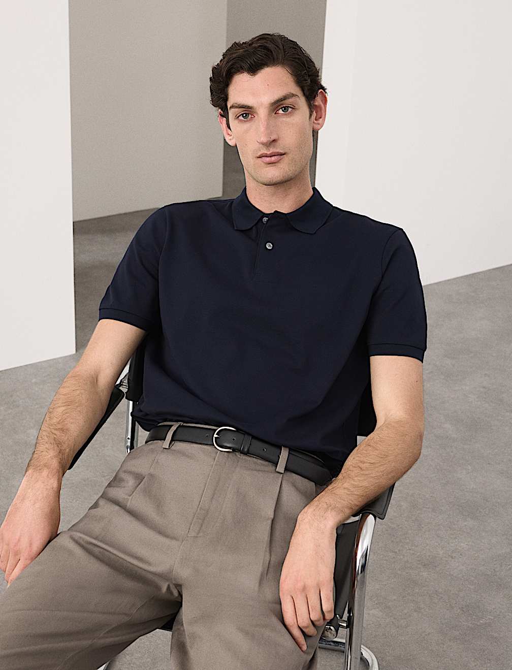 Fine Mercerised Cotton Pique Polo