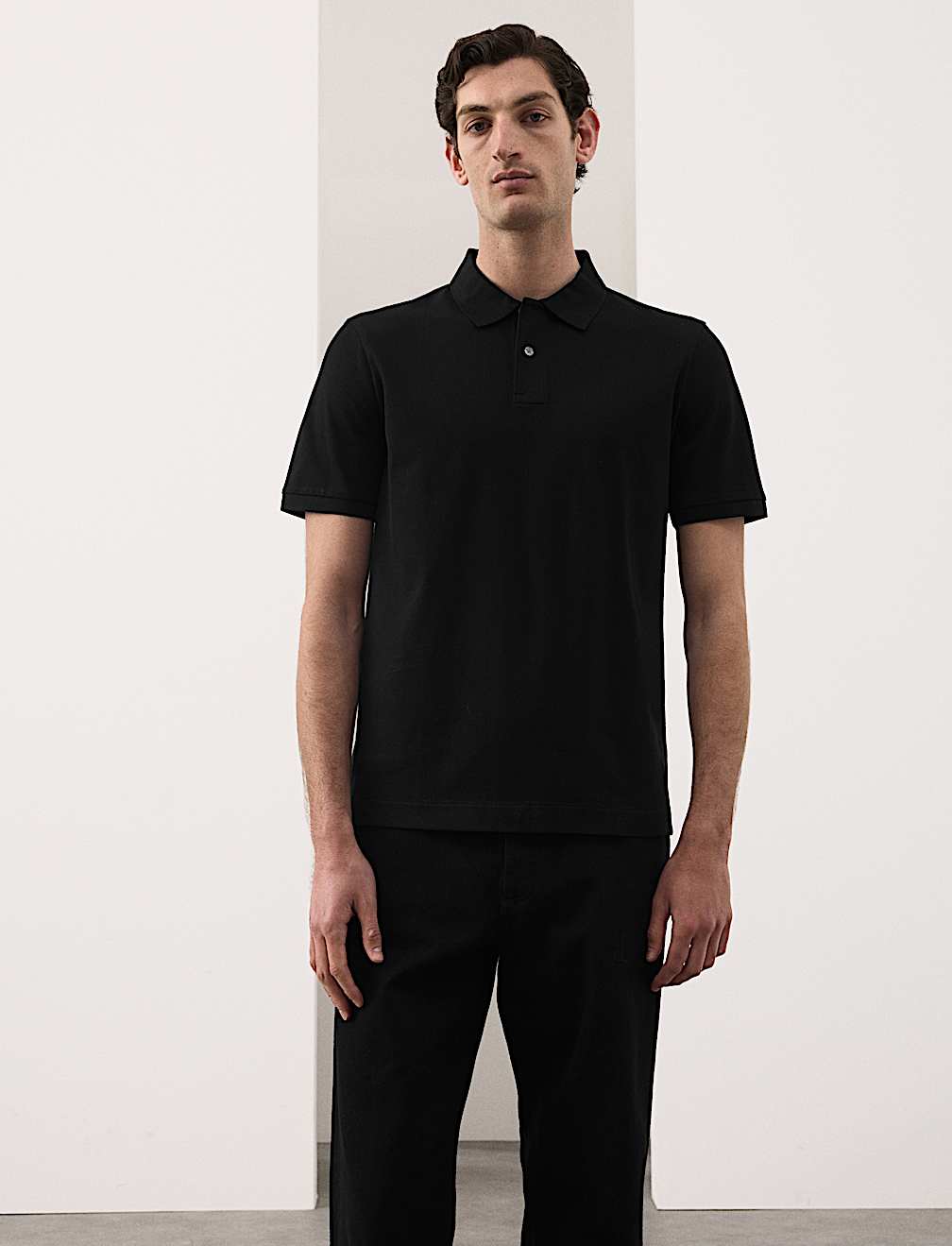 Fine Mercerised Cotton Pique Polo
