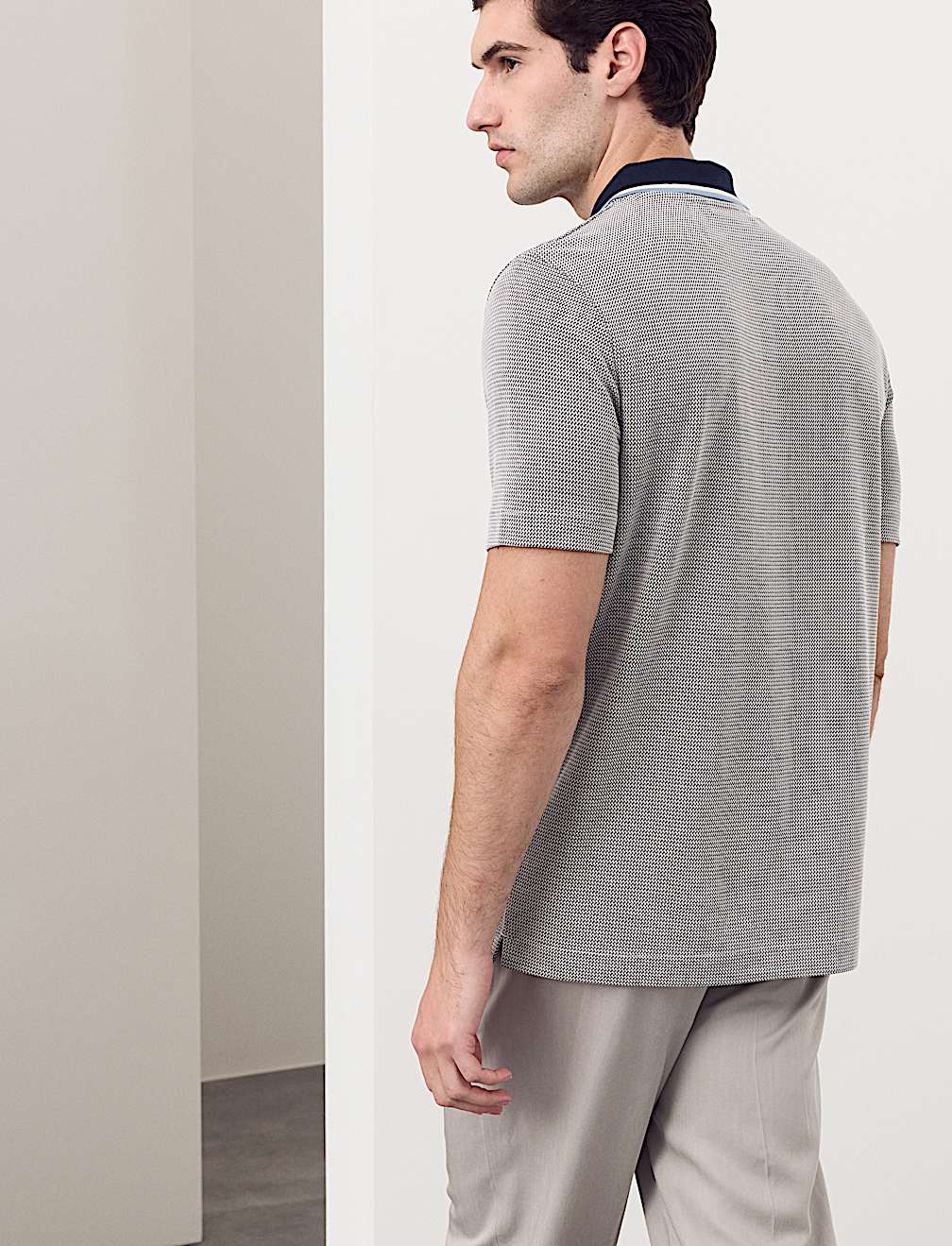 Modal Rich Tipped Soft Polo Shirt