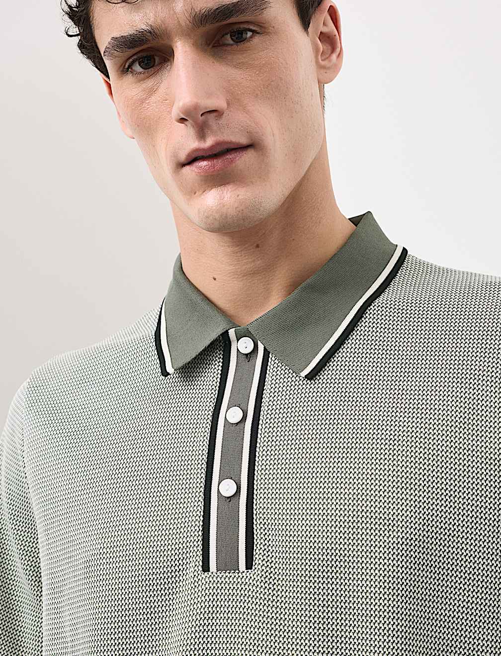 Modal Rich Tipped Soft Polo Shirt