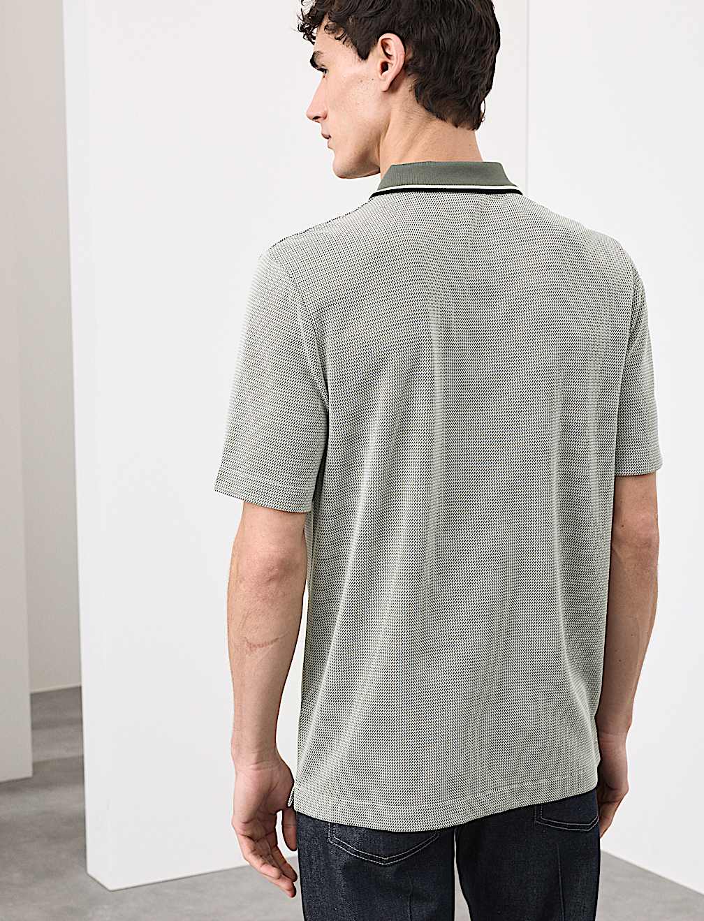 Modal Rich Tipped Soft Polo Shirt