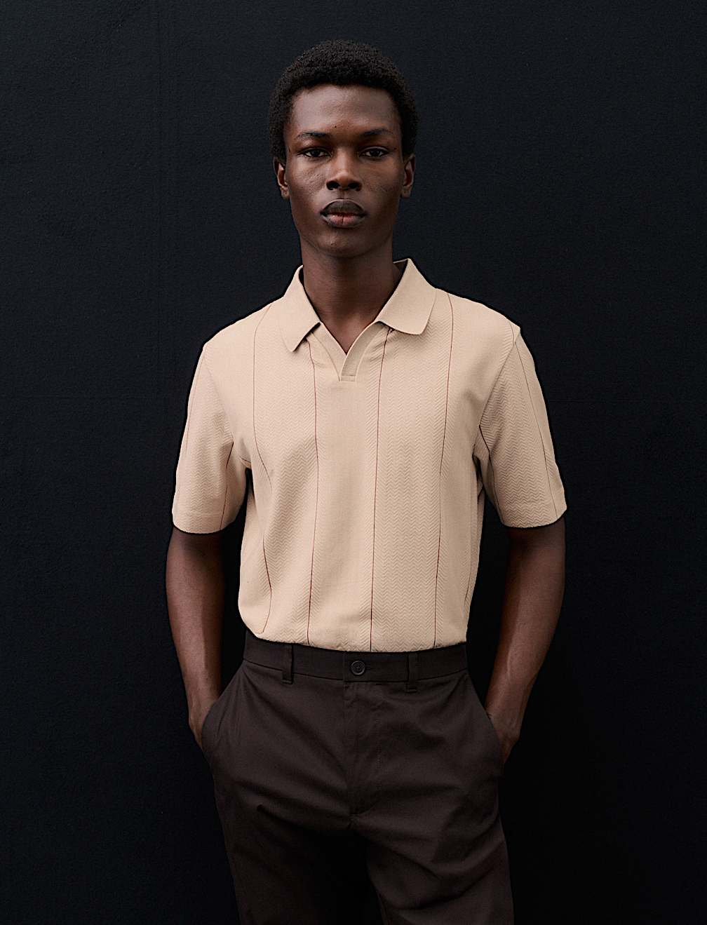 Supima&reg; Cotton Rich Striped Polo Shirt