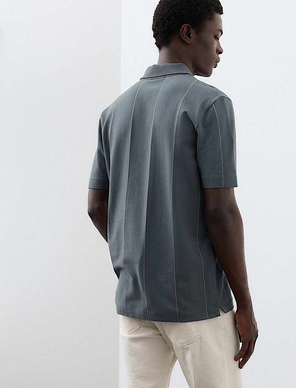 Supima&reg; Cotton Rich Striped Polo Shirt