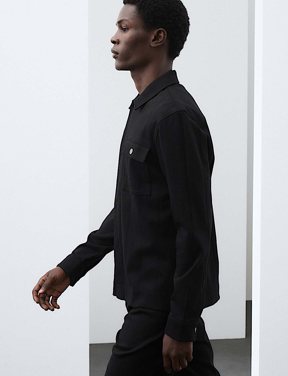Pure Cotton Drop Needle Overshirt