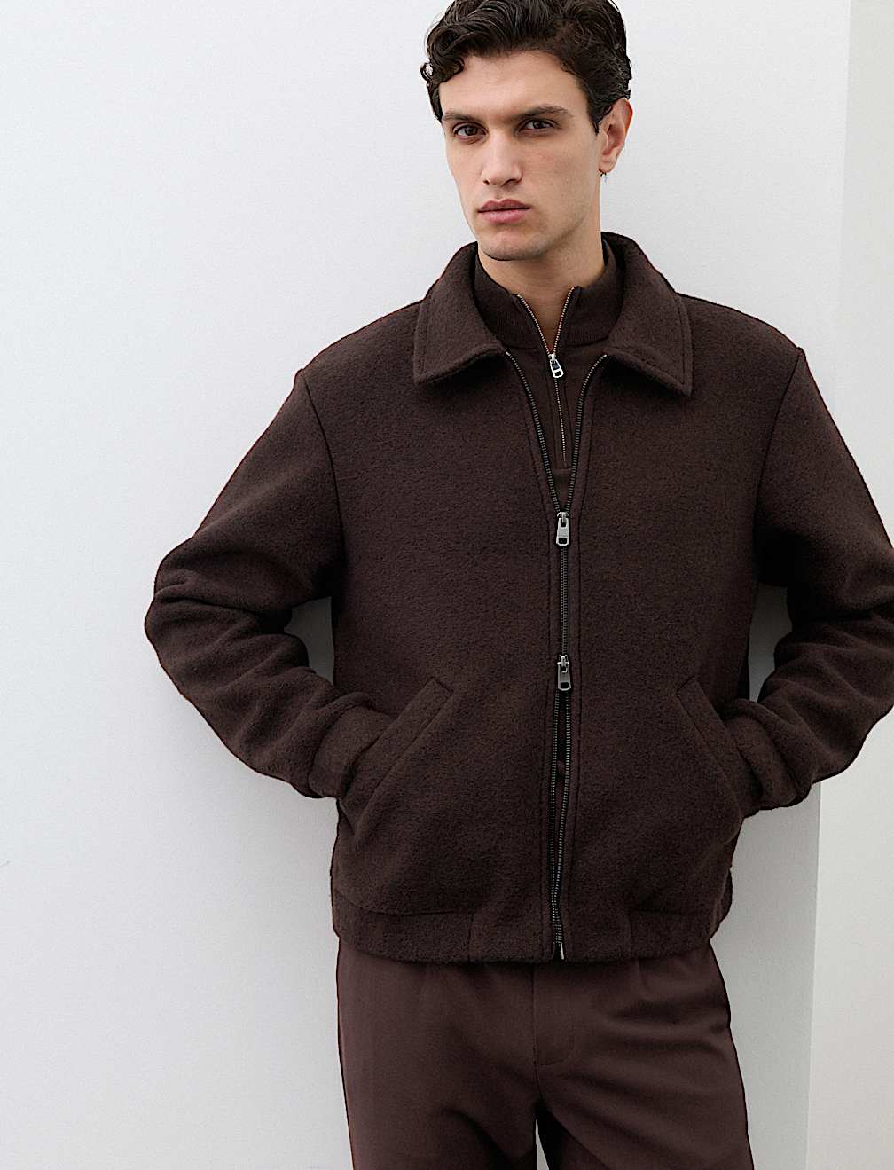 Fleece Zip Up Jacket