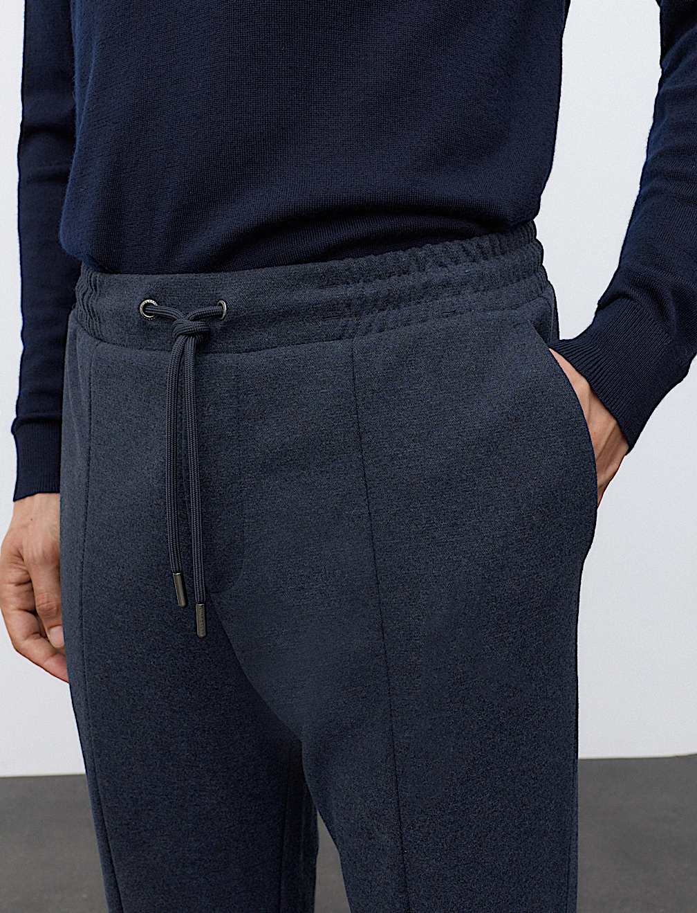 Elasticated Waist Joggers with Wool
