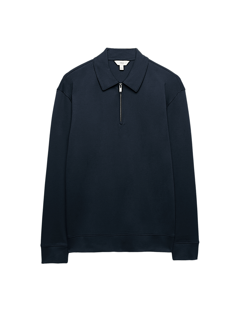 Cotton Rich Half Zip Sweatshirt