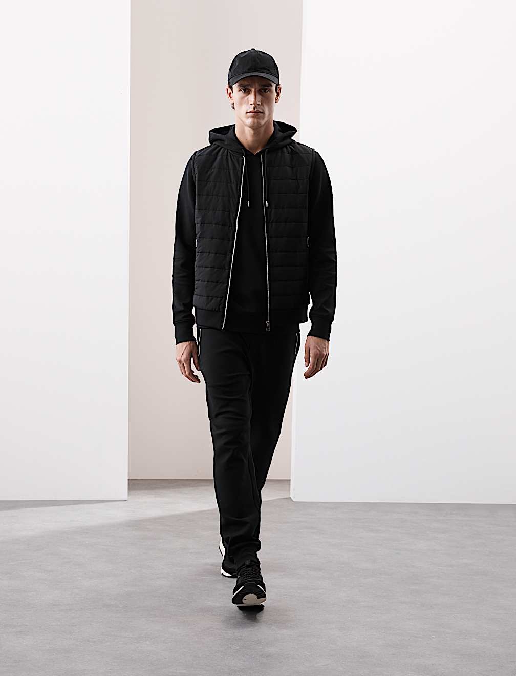 Cotton Rich Zip Up Quilted Gilet with Stormwear™