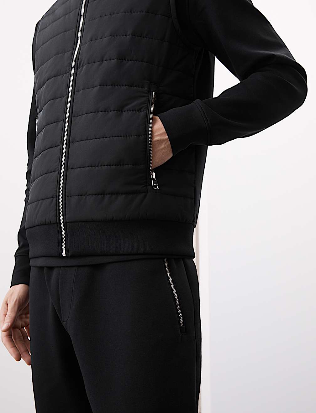 Cotton Rich Zip Up Quilted Gilet with Stormwear™