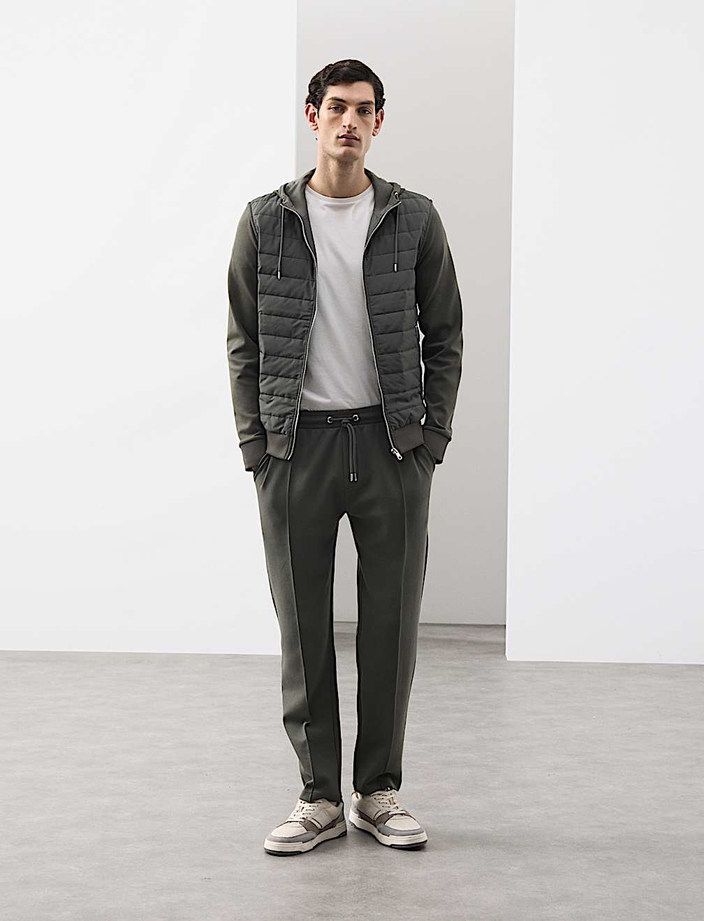 Cotton Rich Zip Up Hooded Jacket with Stormwear™