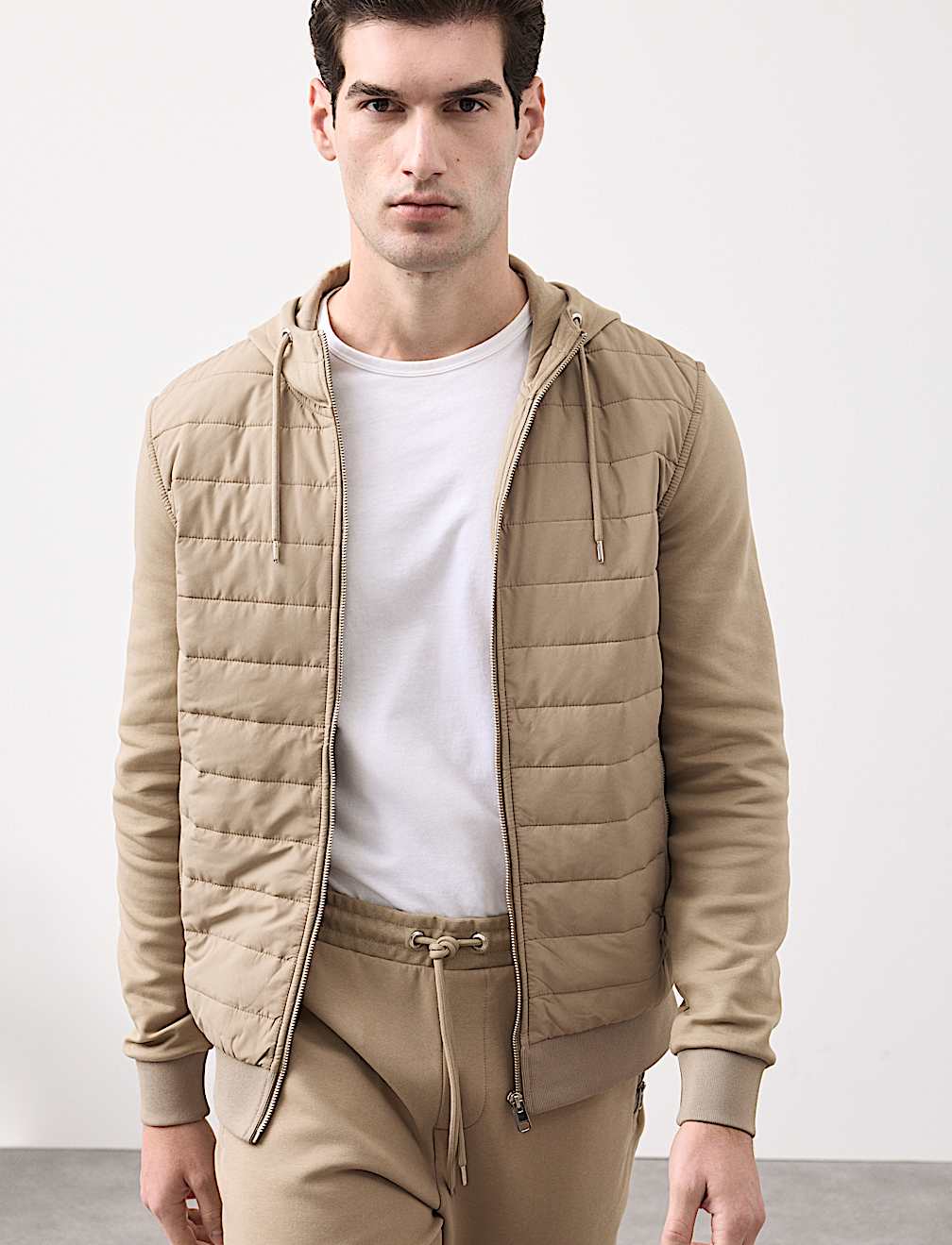 Cotton Rich Zip Up Hooded Jacket with Stormwear&trade;