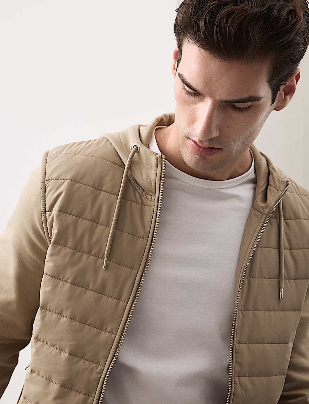 Cotton Rich Zip Up Hooded Jacket with Stormwear&trade;