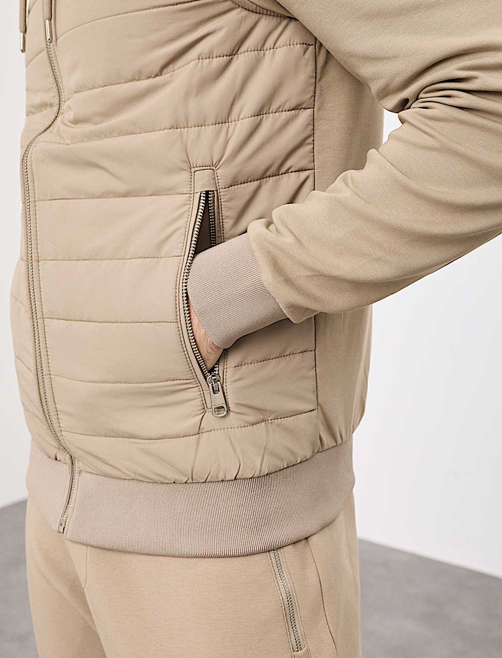 Cotton Rich Zip Up Hooded Jacket with Stormwear&trade;