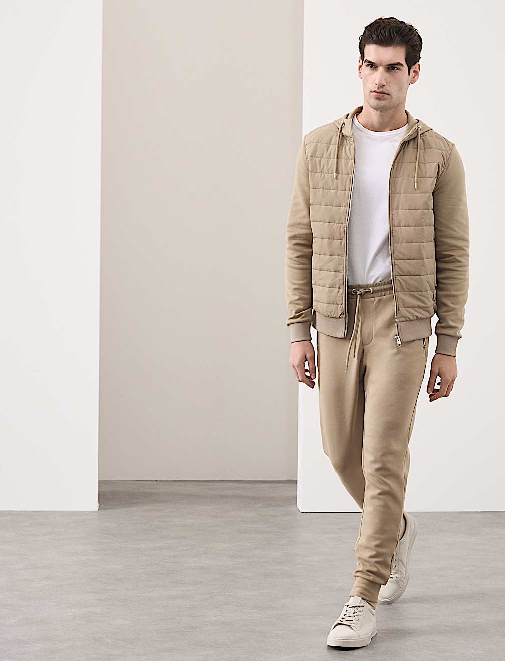 Cotton Rich Zip Up Hooded Jacket with Stormwear&trade;