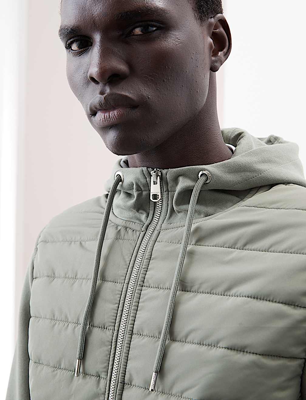 Cotton Rich Zip Up Hooded Jacket with Stormwear™