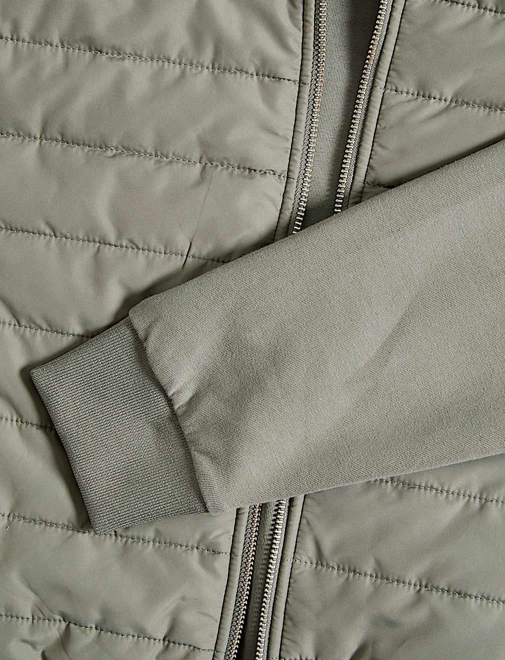 Cotton Rich Zip Up Hooded Jacket with Stormwear™