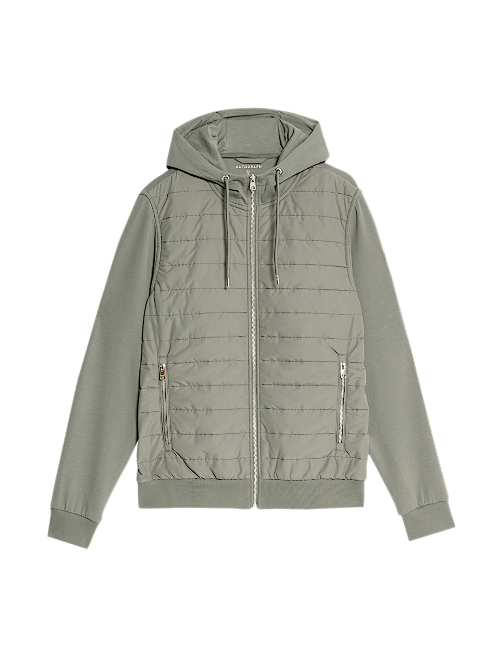 Cotton Rich Zip Up Hooded Jacket with Stormwear™