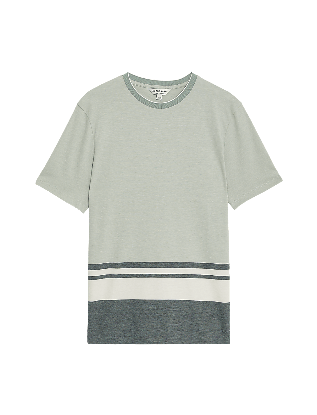 Pure Cotton Striped T-Shirt