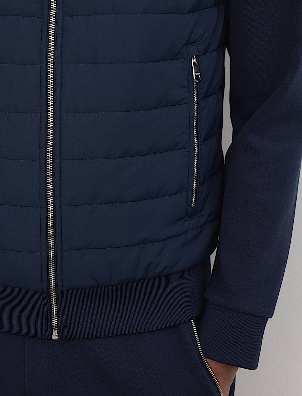 Cotton Rich Zip Up Quilted Jacket