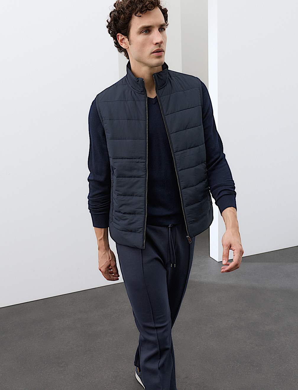 Regular Fit Cotton Rich Hybrid Gilet