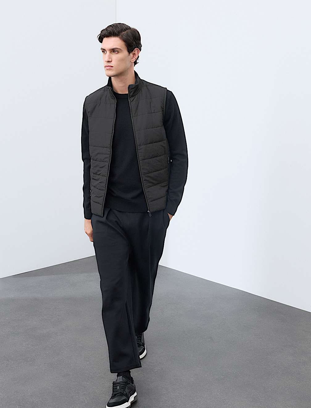 Regular Fit Cotton Rich Hybrid Gilet