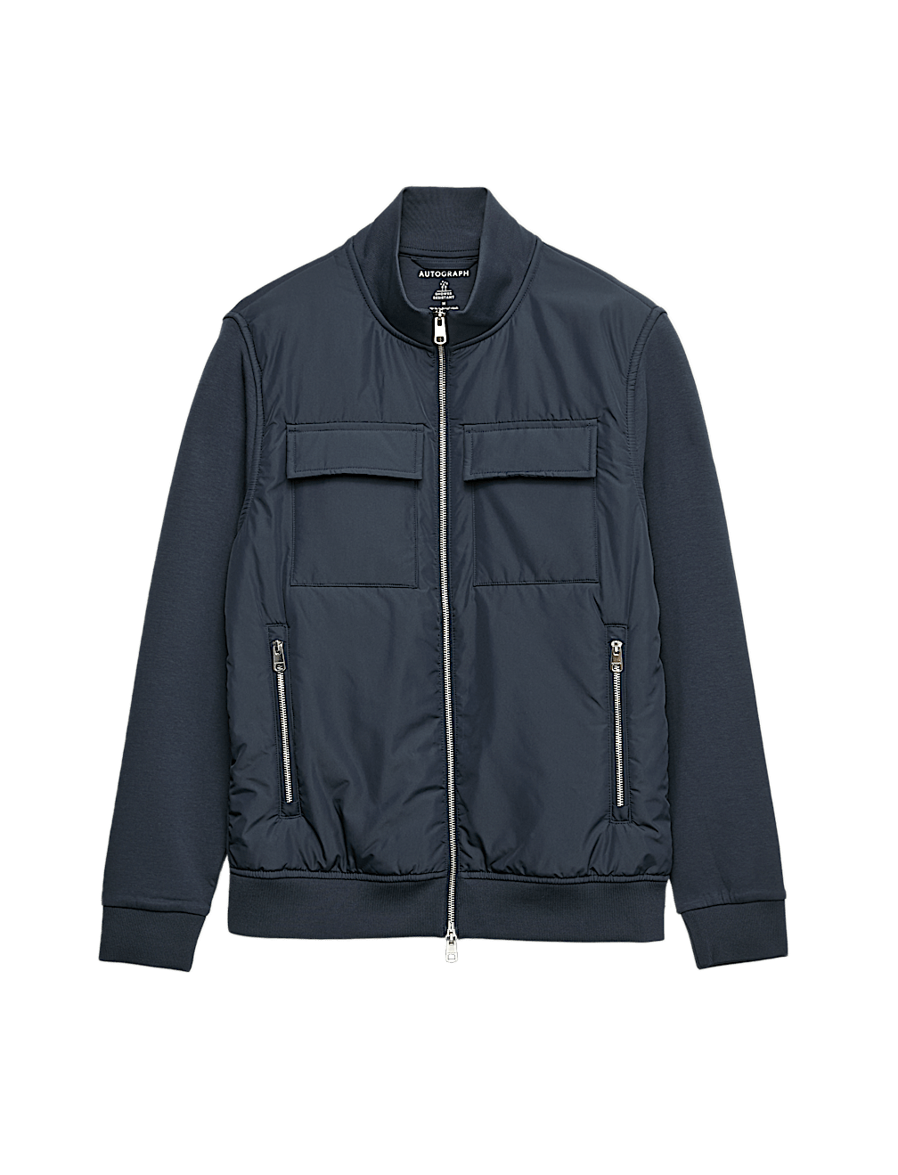 Cotton Rich Zip Up Pocket Jacket