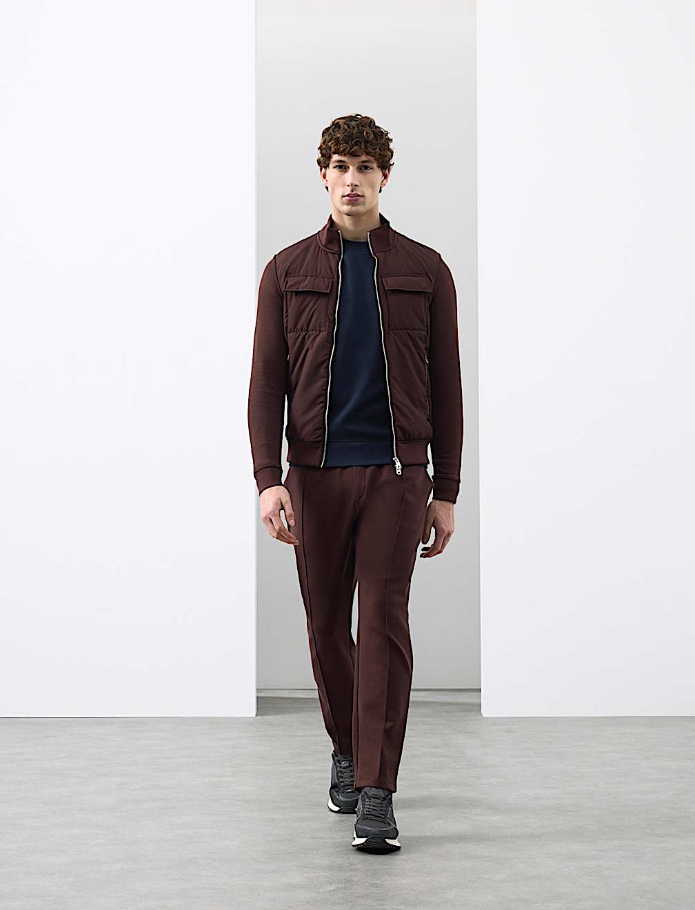 Cotton Rich Zip Up Pocket Jacket