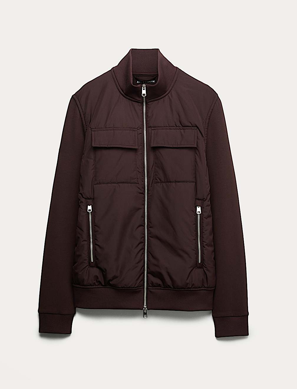 Cotton Rich Zip Up Pocket Jacket