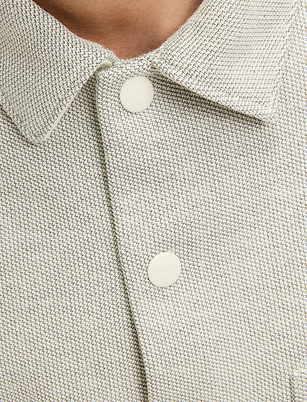 Cotton Blend Short Sleeve Over Shirt