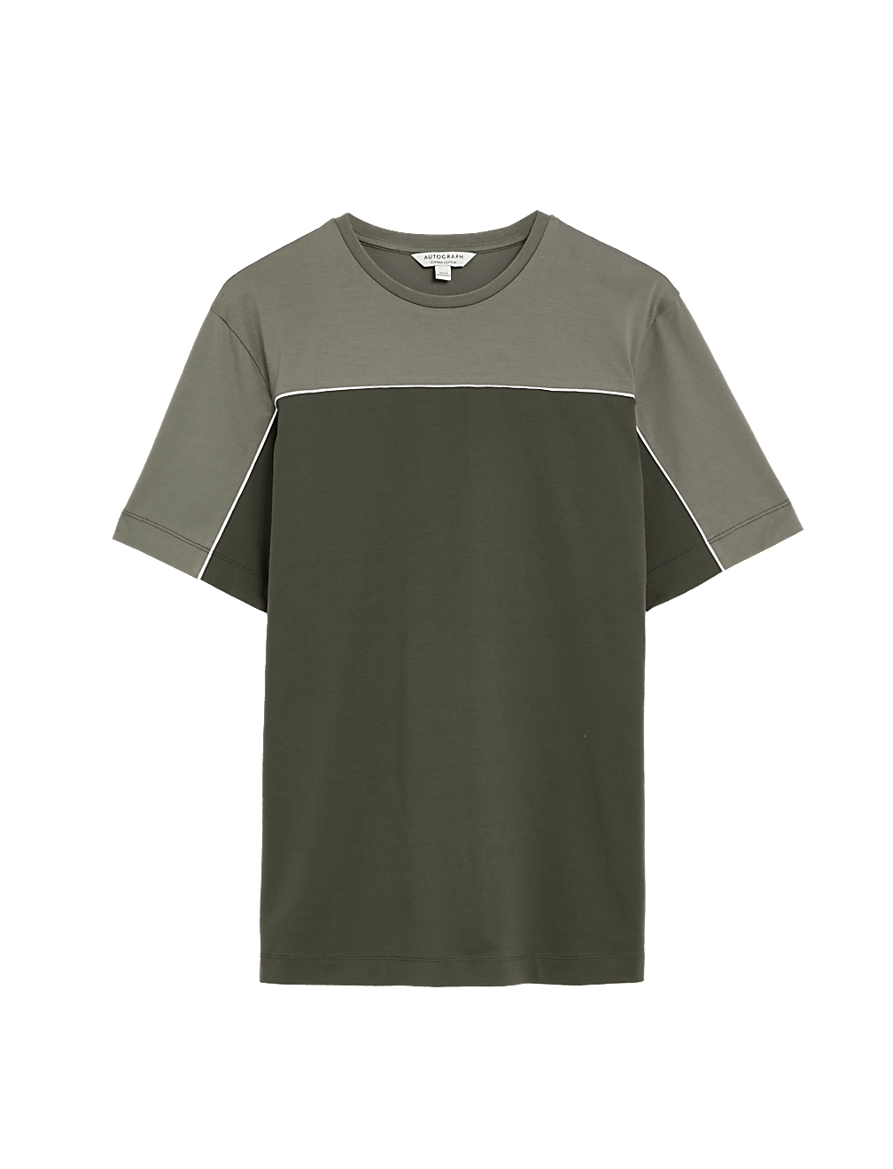Pure Supima® CottonColour Block T-Shirt