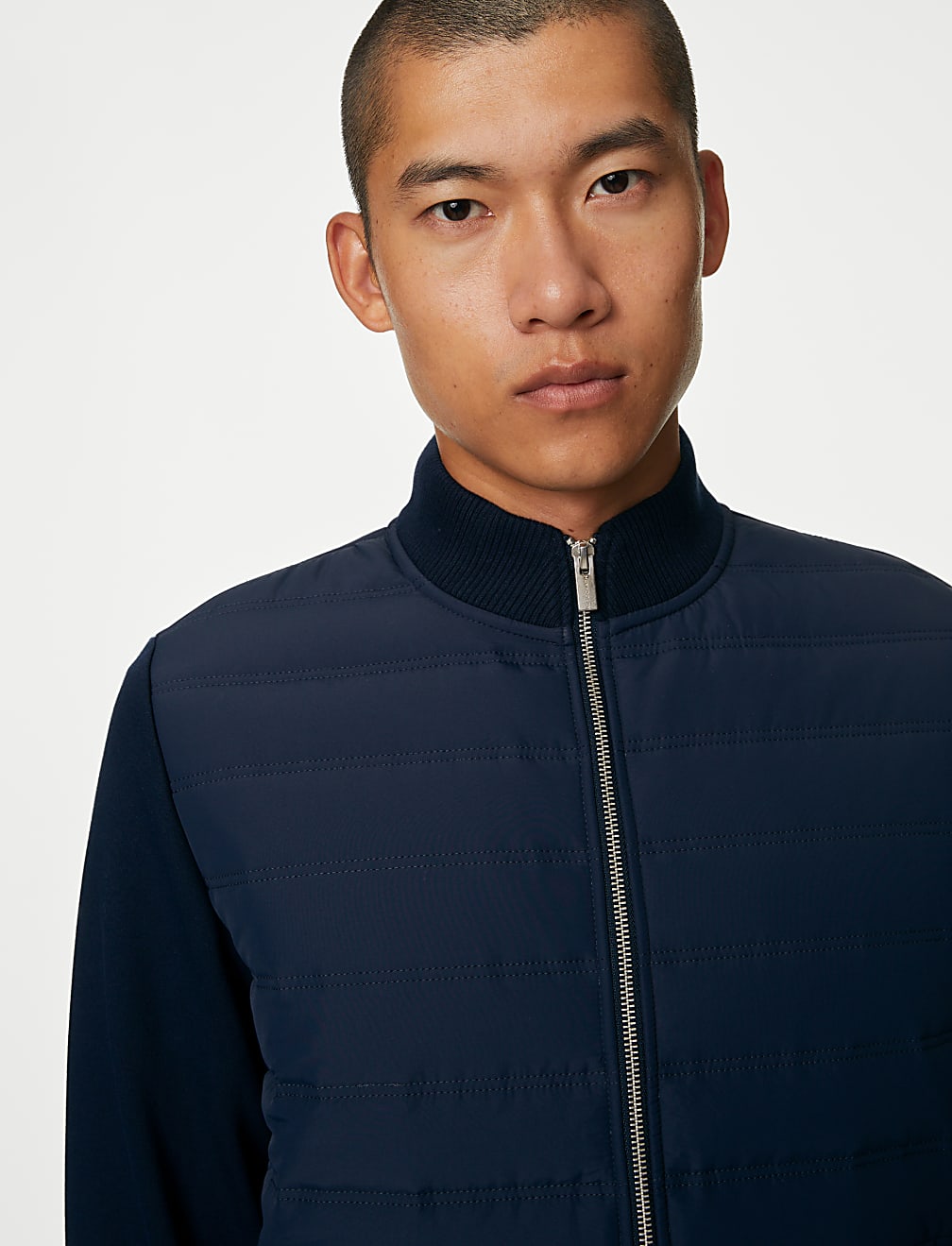 Quilted Bomber Jacket