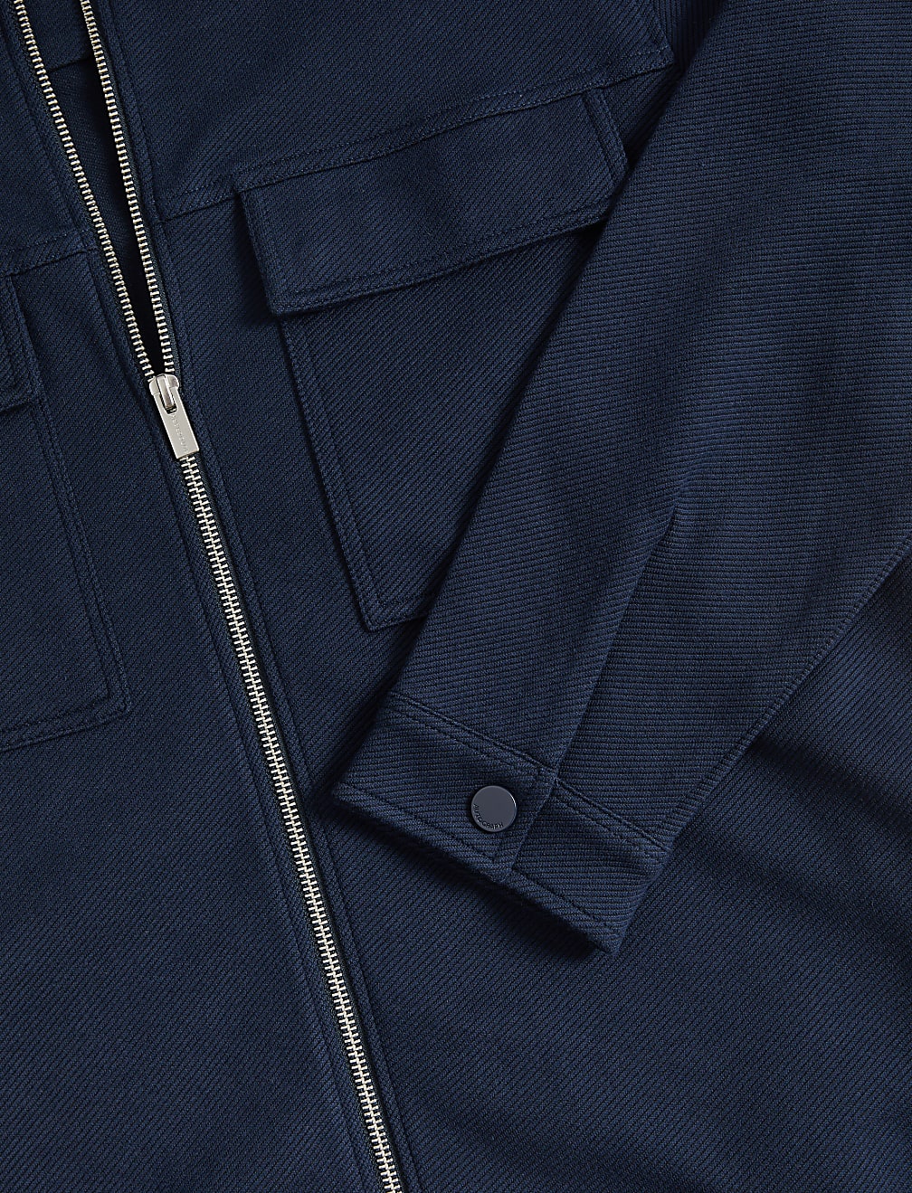 Cotton Rich Textured Overshirt