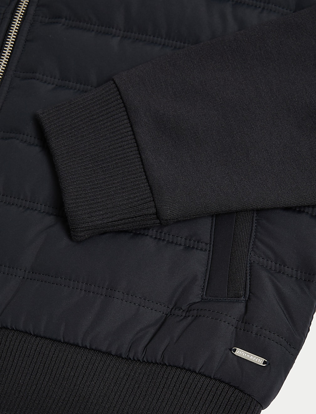 Quilted Bomber Jacket