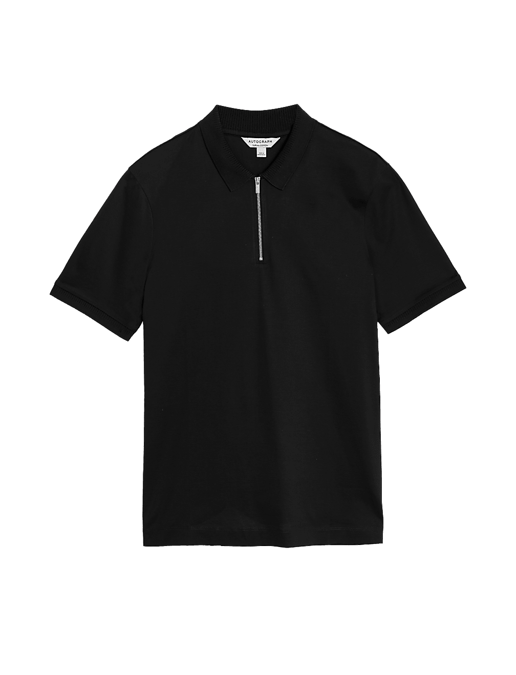 Pure Supima&reg; Cotton Half Zip Polo Shirt