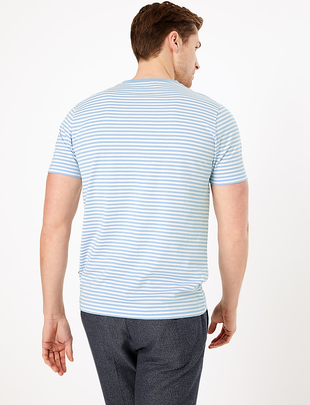 Premium Cotton Striped T-Shirt