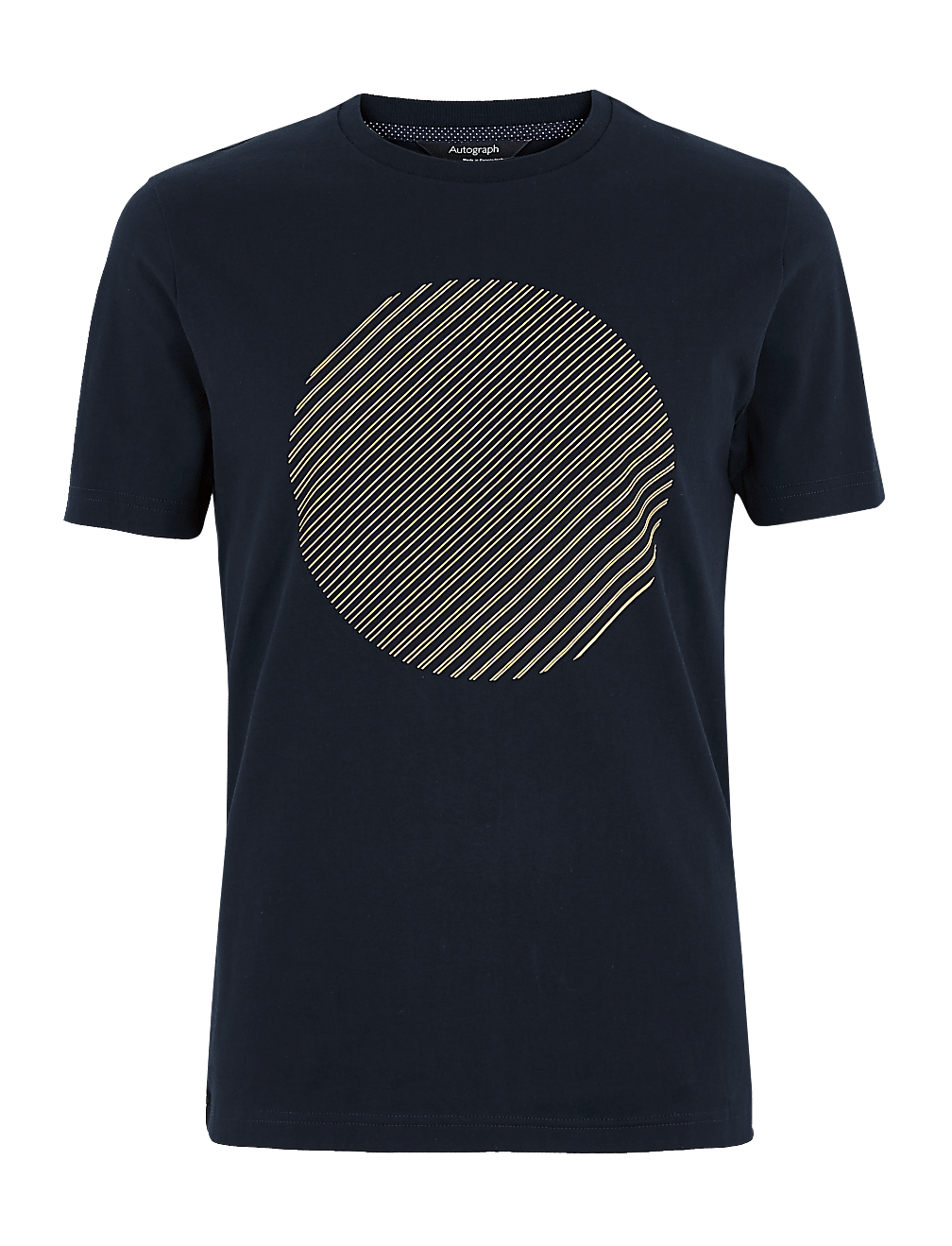 Premium Cotton Circle Graphic T-Shirt