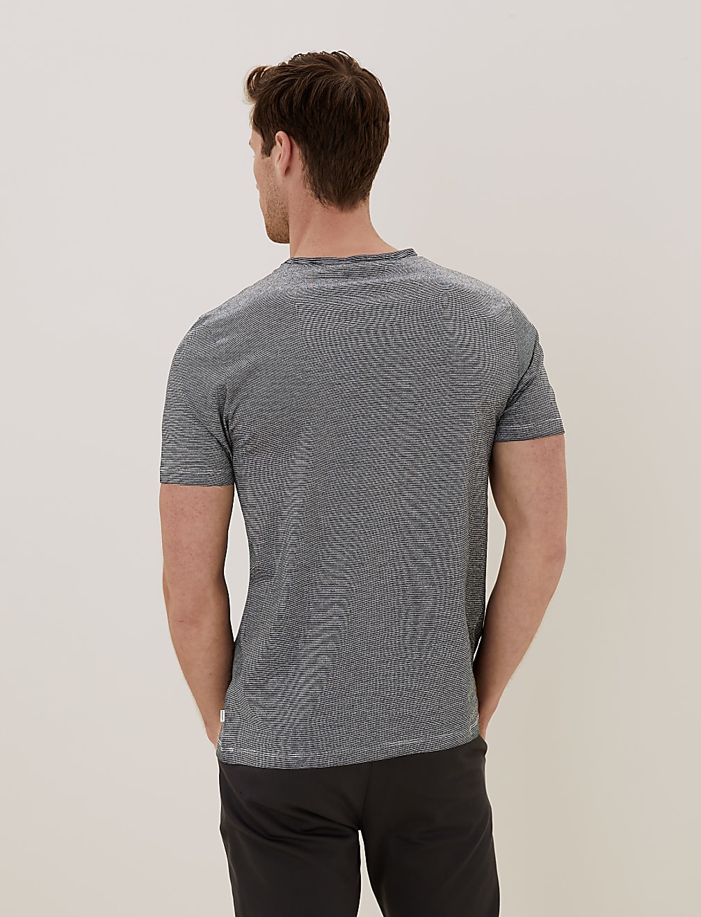 Premium Pure Cotton Striped T-Shirt
