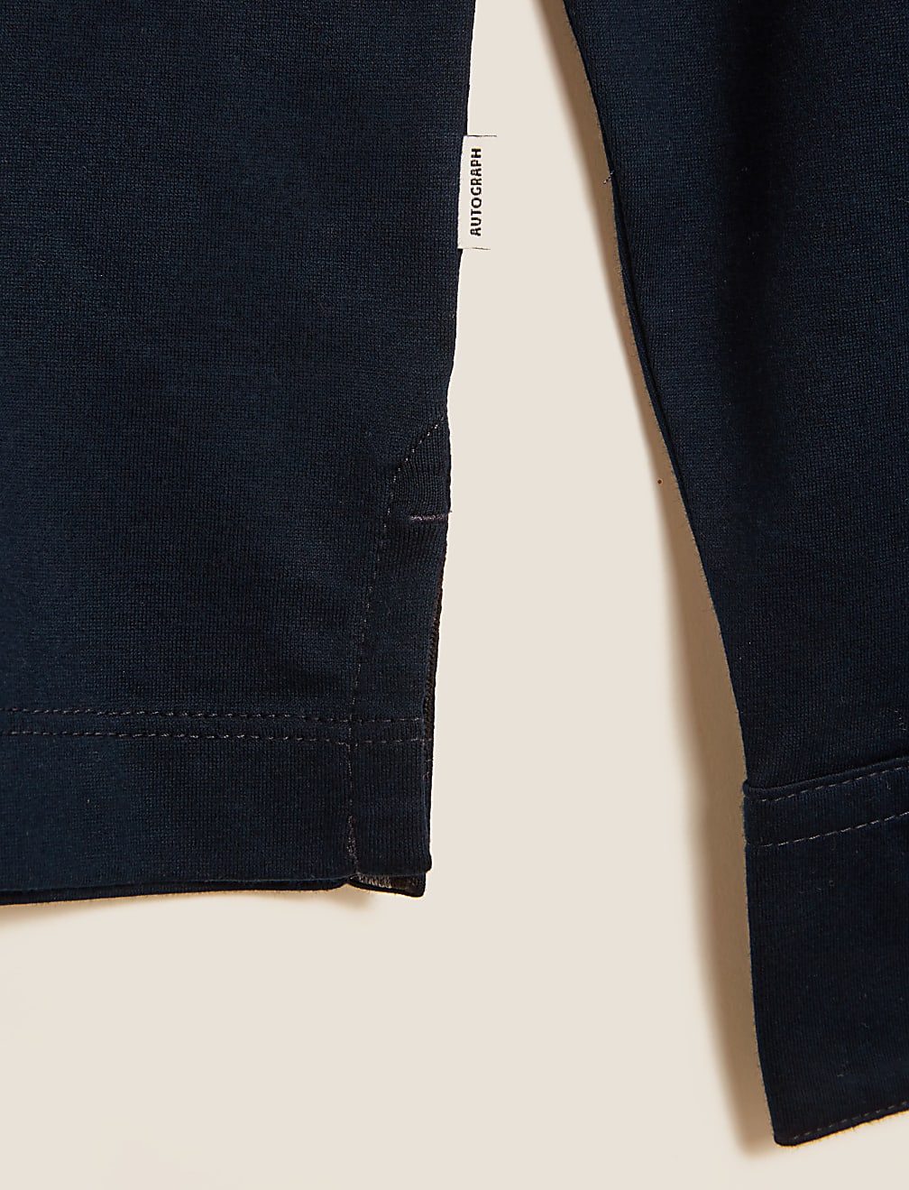 Premium Cotton Long Sleeve Polo Shirt