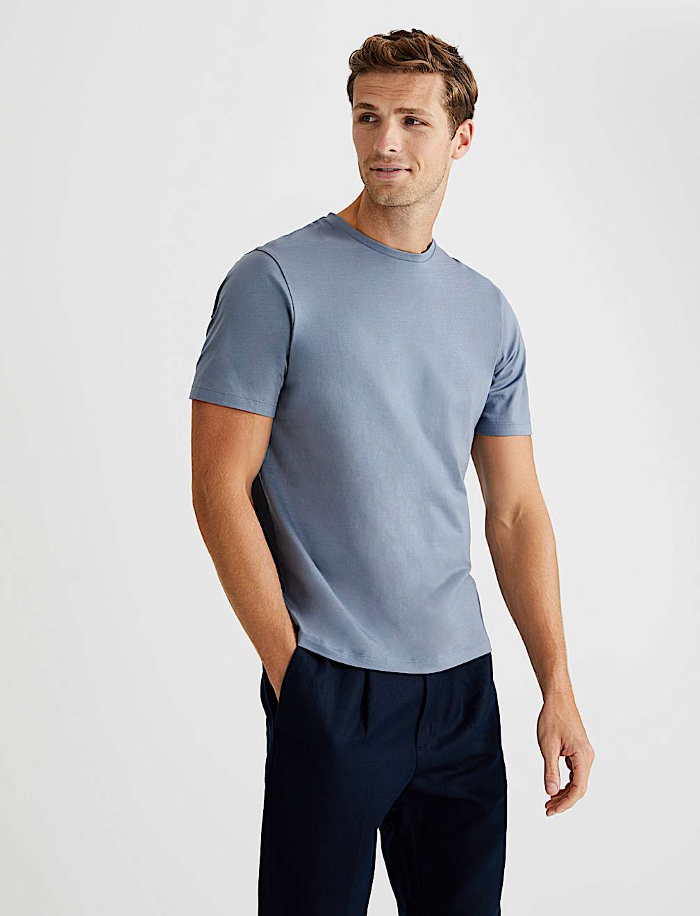 Pure Supima® Cotton Crew Neck T-shirt