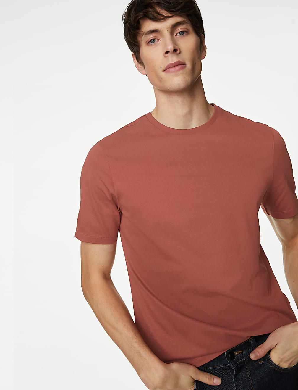 Pure Supima® Cotton Crew Neck T-shirt