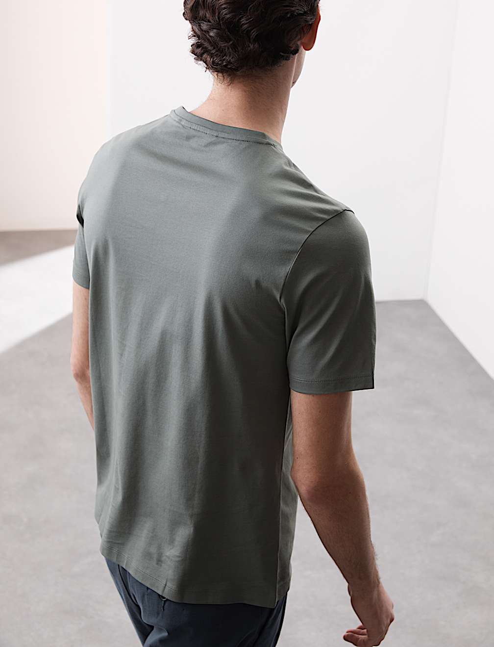 Pure Supima&reg; Cotton Performance Crew Neck T-shirt