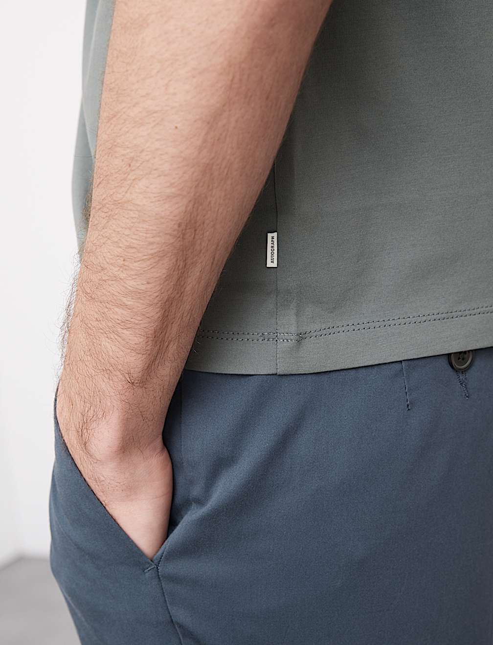 Pure Supima&reg; Cotton Performance Crew Neck T-shirt